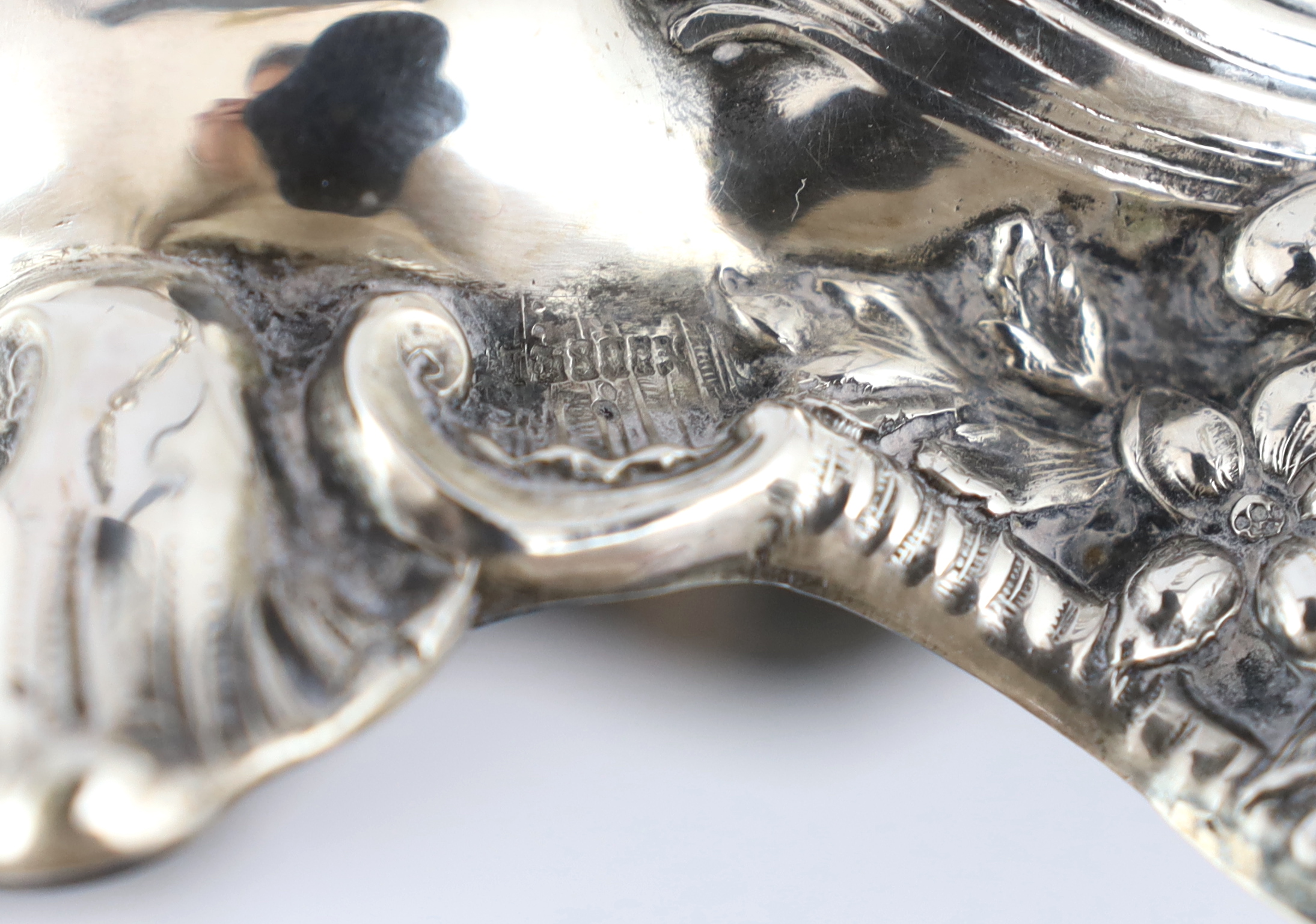 A pair of early 20th century German 800 standard silver candlesticks, by Schmedlin